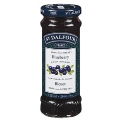 St Dalfour Deluxe Spread, Wild Blueberry 225 ml, $2.44/100ml