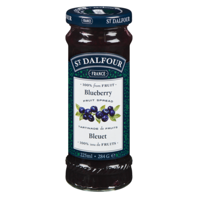 St. Dalfour Tartinade aux bleuets sauvages 225 ml, 3,11 $/100ml