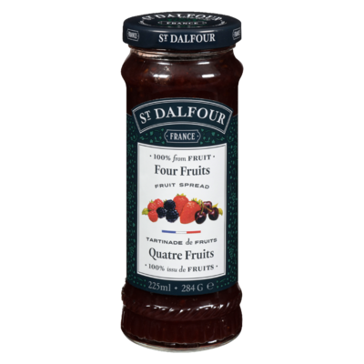St Dalfour Four Fruits Fruit Spread 225 ml, $2.67/100ml