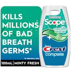 Complete Whitening + Scope Minty Fresh Liquid Gel