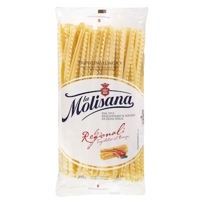 Molisana 100% Durum Wheat Semolina Pasta Tripolina Lunga 3 450 g, $0.89/100g