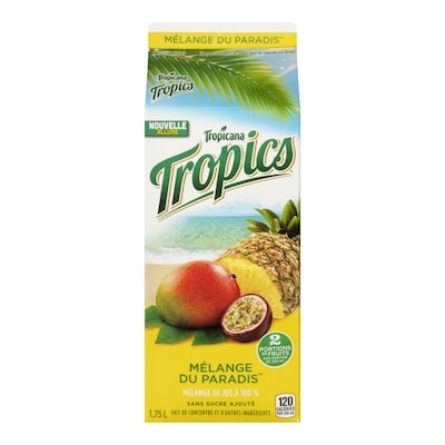 Tropicana Tropicana Tropics Mélange Paradis 1.75 l, 0,29 $/100ml