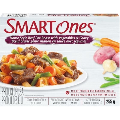 Smart Ones Smart Ones Homestyle Beef Pot Roast Frozen Meal 255 g, $1.76/100g