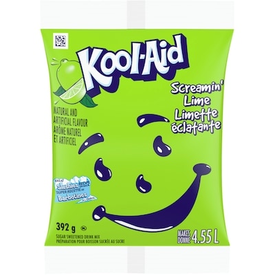 Kraft Boissons Kool-Aid Slushies lime 392 g, 1,09 $/100g
