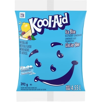 Kraft Boissons Kool-Aid Slushies framboise bleue glacée 392 g, 1,09 $/100g