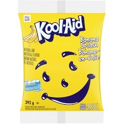 Kraft Boissons Kool-Aid Slushies banane 392 g, 1,09 $/100g