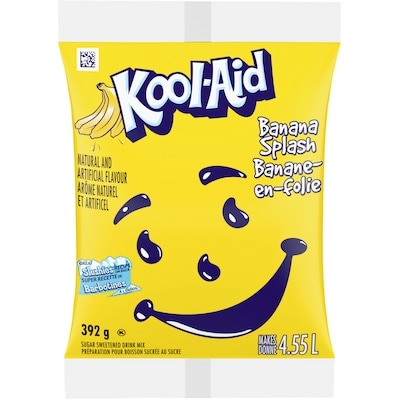 Kraft Boissons Kool-Aid Slushies banane 392 g, 1,09 $/100g