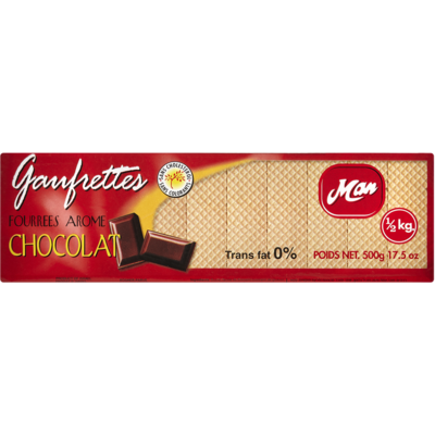 Manischewitz Gaufrettes à saveur de chocolat casher 500 g, 1,00 $/100g