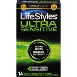 Lifestyles Ultra Sensitive Condoms 14 ea, $0.54/1ea