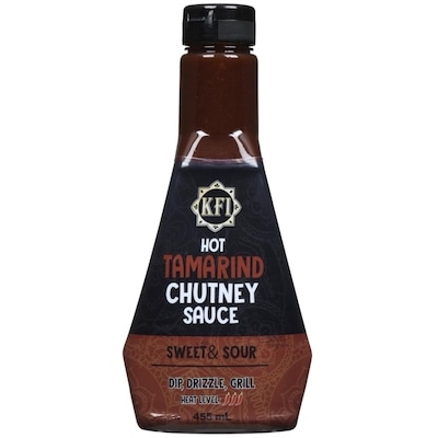 KFI Hot & Spicy Chutney Sauce, Tamarind Date  455 ml, $0.88/100ml