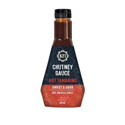 KFI Tamarind Hot chutney sauce 455 ml, $0.88/100ml