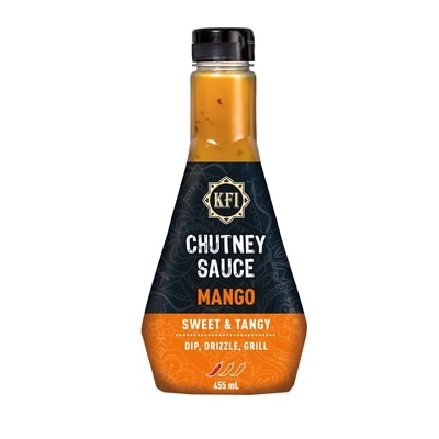 KFI Mango chutney sauce 455 ml, $0.77/100ml