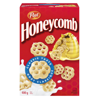 Post Honeycomb Cereal 400 g, $1.37/100g