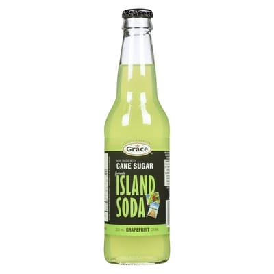 Grace Island Soda, Grapefruit 355 ml, $0.36/100ml