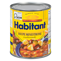 Habitant Soupe minestrone traditionnelle 796 ml, 0,31 $/100ml