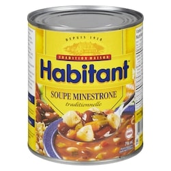 Habitant Soupe minestrone traditionnelle 796 ml, 0,25 $/100ml