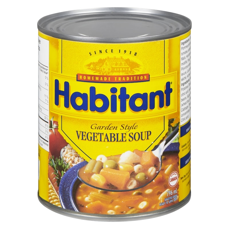 soup　HVR KKBG 1 Habitant Garden Style Vegetable Soup - 796 ml | No Frills Online