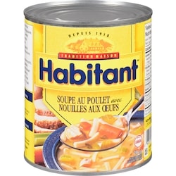 Habitant Soupe au poulet avec nouilles aux œufs 796 ml, 0,22 $/100ml