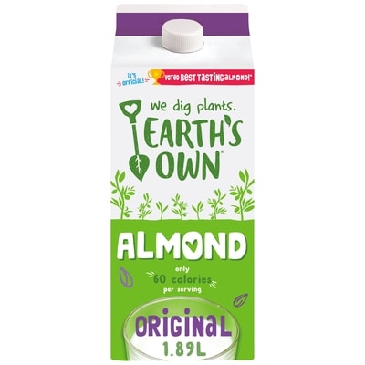 Earth's Own Almond Beverage, Original  1.89 l, $0.26/100ml