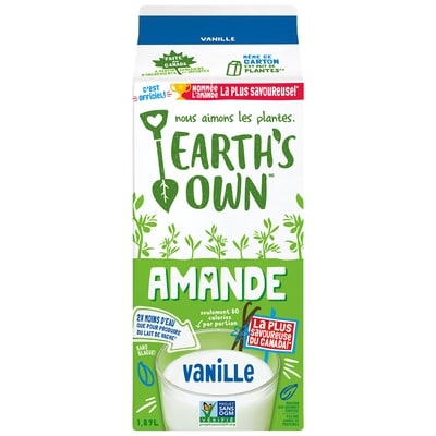 Earth’s Own Boisson à l'amande, Vanille 1.89 l, 0,21 $/100ml