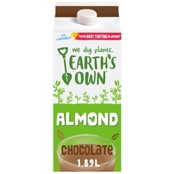 Earth's Own Chocolate Almond Milk Alternative 1.89 l, $0.22/100ml