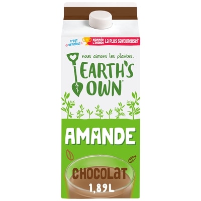 Earth’s Own Boisson à l’amande Chocolat 1.89 l, 0,24 $/100ml
