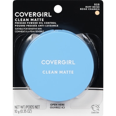 CoverGirl Poudre pressée Clean, anti-luisance, beige chamois 10 g, 1,20 $/1ch