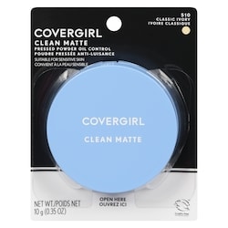 Cover Girl Clean Oil Control, Pressed Powder, Classic Ivory 10 g, $1.00/1ea