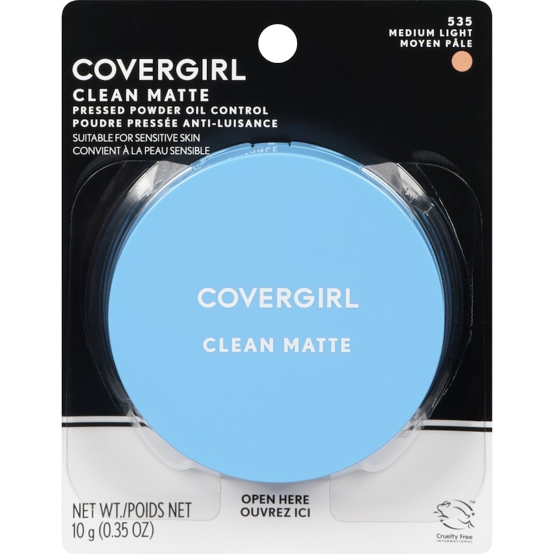 Clean Oil Control, Pressed Powder, Medium Light