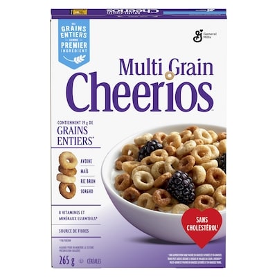 General Mills Cheerios multigrain petite 265 g, 0,75 $/100g