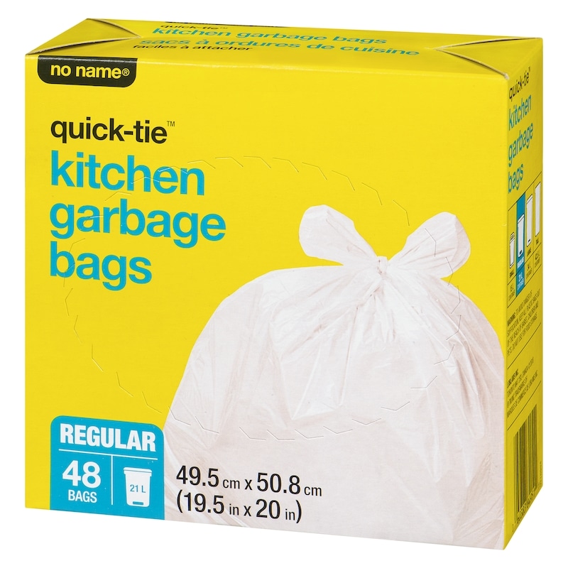 Regular Quick-Tie Kitchen Garbage Bags 