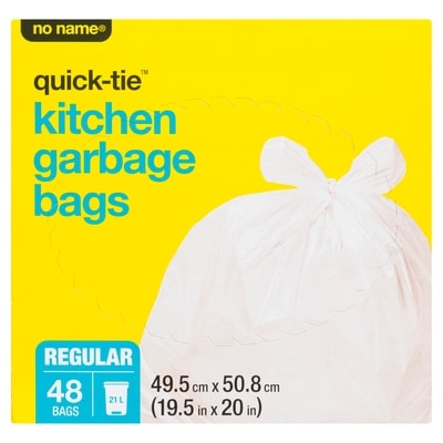 Regular Quick-Tie Kitchen Garbage Bags