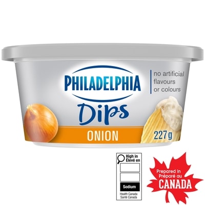 Philadelphia Trempette Oignon 227 g, 2,55 $/100g