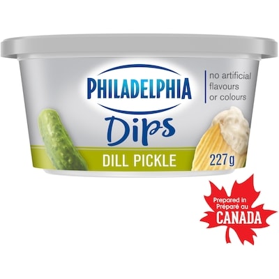 Philadelphia Trempette Cornichons À L'Aneth 227 g, 2,42 $/100g