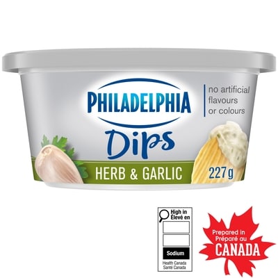 Philadelphia Herb & Garlic Dip 227 g, $2.55/100g
