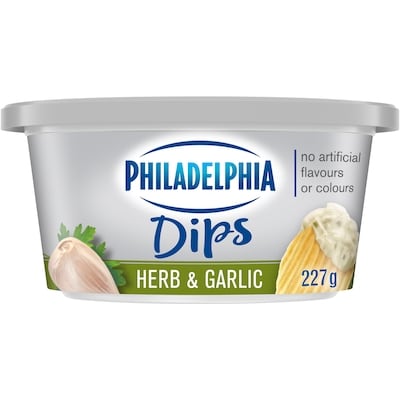 Philadelphia Herb & Garlic Dip 227 g, $2.42/100g