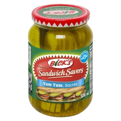Bick’s Corn. Yum Yum Sandwich 500 ml, 1,20 $/100ml