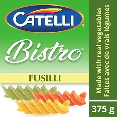 Catelli Pâtes Tricolores, Fusilli 375 g, 1,01 $/100g
