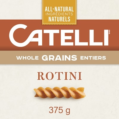 Catelli Pâtes Grains Entiers, Rotini 375 g, 1,01 $/100g
