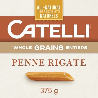 Catelli Pâtes Grains Entiers Penne Rigate 375 g, 1,01 $/100g