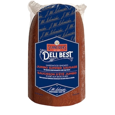 Schneiders Hardwood Smoked Jumbo Summer Sausage $39.90/1kg $18.10/1lb