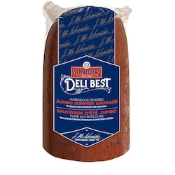 Schneiders Saucisson dété jumbo fumé aux bois durs 38,61 $/1kg 17,52 $/1lb