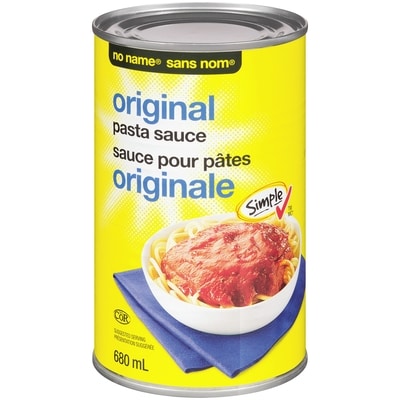 No Name Original Pasta Sauce 680 ml, $0.41/100ml