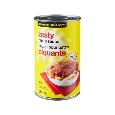 Sans Nom Sauce pour pâtes piquante 680 ml, 0,41 $/100ml