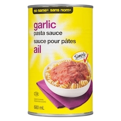 No Name Garlic Pasta Sauce 680 ml, $0.37/100ml