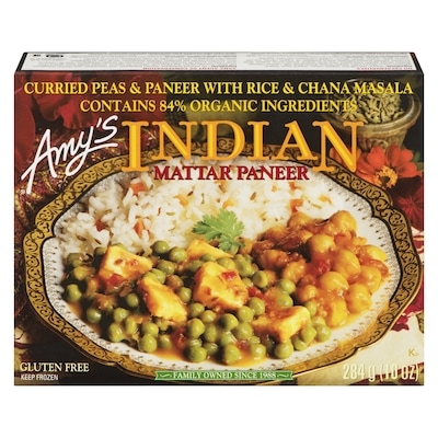 Amys Mattar Paneer 284 g, $2.81/100g