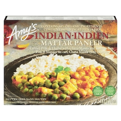Amys Mattar Paneer 284 g, 2,81 $/100g