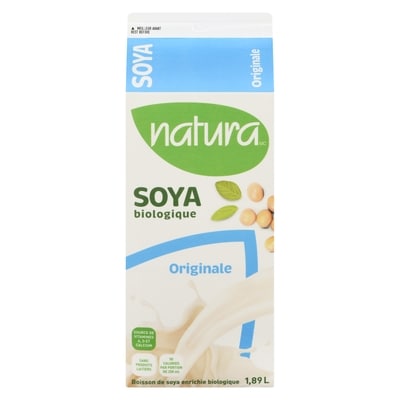Natura Boisson de soya biologique originale 1.89 l, 0,23 $/100ml