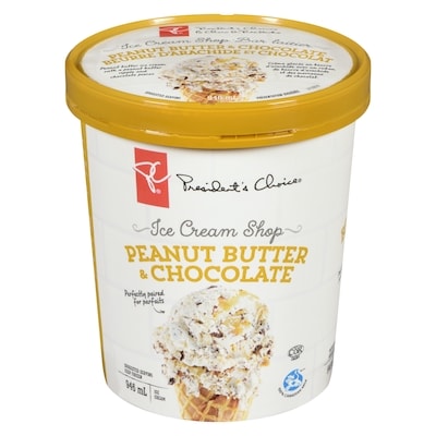 President's Choice Ice Cream Shop Flavours, Peanut Butter & Chocolate 946 ml, $0.53/100ml