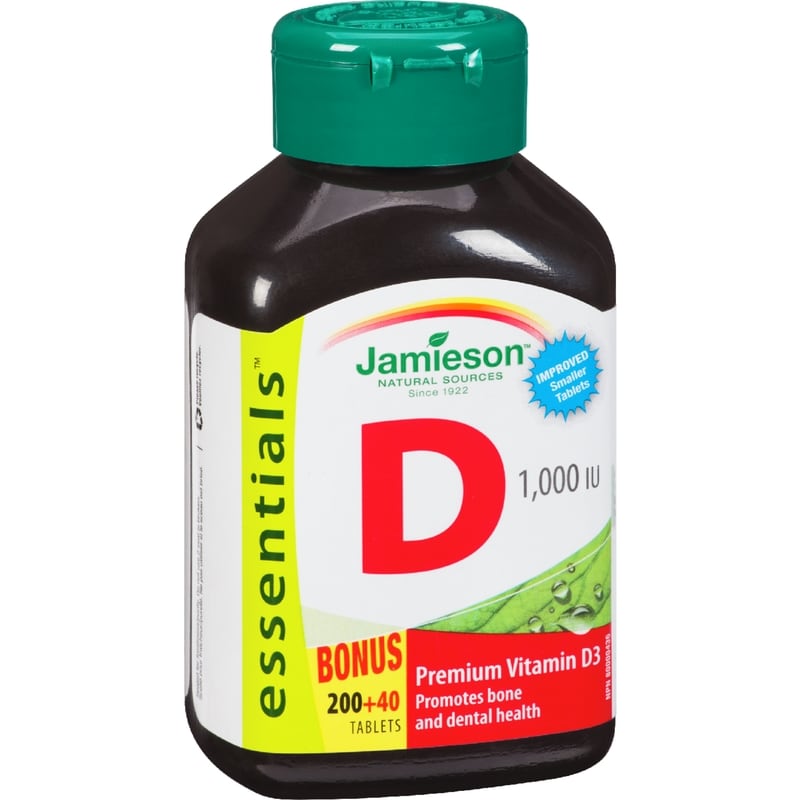 Vitamin D 1,000 IU Tablets